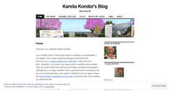 Desktop Screenshot of kareliakondor.wordpress.com
