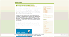 Desktop Screenshot of greenjersey.wordpress.com