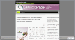 Desktop Screenshot of carboxiterapia.wordpress.com