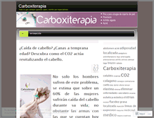 Tablet Screenshot of carboxiterapia.wordpress.com