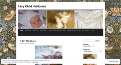 Desktop Screenshot of fairychildheirlooms.wordpress.com