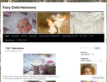 Tablet Screenshot of fairychildheirlooms.wordpress.com