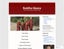 Tablet Screenshot of bhikkhucintita.wordpress.com