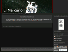 Tablet Screenshot of blogmercurio.wordpress.com