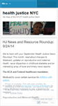 Mobile Screenshot of healthjustice.wordpress.com