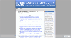 Desktop Screenshot of kanecpas.wordpress.com
