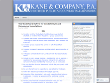 Tablet Screenshot of kanecpas.wordpress.com