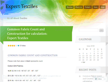 Tablet Screenshot of experttextiles.wordpress.com