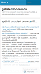 Mobile Screenshot of gabrielnicolaeteodorescu.wordpress.com