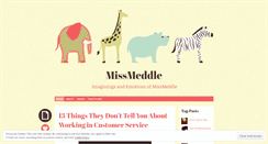 Desktop Screenshot of missmeddle.wordpress.com