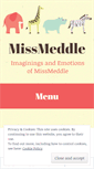 Mobile Screenshot of missmeddle.wordpress.com