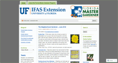 Desktop Screenshot of flmastergardener.wordpress.com