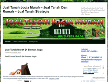 Tablet Screenshot of jualtanahjogjamurah.wordpress.com