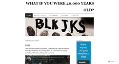 Desktop Screenshot of blkjks.wordpress.com