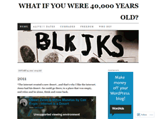 Tablet Screenshot of blkjks.wordpress.com