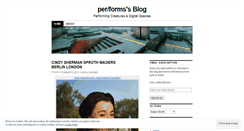 Desktop Screenshot of performs.wordpress.com