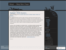 Tablet Screenshot of neyz.wordpress.com