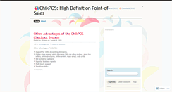 Desktop Screenshot of chikpos.wordpress.com