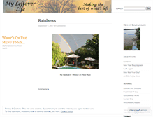 Tablet Screenshot of myleftoverlife.wordpress.com