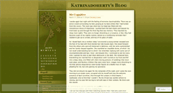 Desktop Screenshot of katrinadoherty.wordpress.com