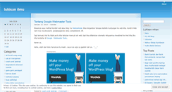Desktop Screenshot of kamale.wordpress.com