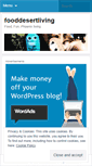 Mobile Screenshot of fooddesertliving.wordpress.com