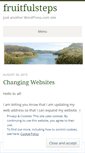 Mobile Screenshot of fruitfulsteps.wordpress.com