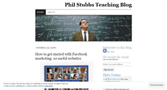 Desktop Screenshot of philstubbsteaching.wordpress.com