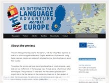 Tablet Screenshot of languageadventure.wordpress.com