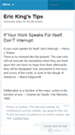 Mobile Screenshot of ericeveking.wordpress.com