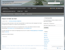 Tablet Screenshot of hechenbichl.wordpress.com