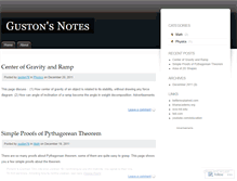 Tablet Screenshot of guston.wordpress.com