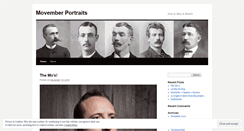 Desktop Screenshot of movemberportrait.wordpress.com