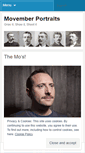 Mobile Screenshot of movemberportrait.wordpress.com
