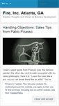 Mobile Screenshot of fireincatlanta.wordpress.com