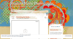 Desktop Screenshot of meghanmariephotography.wordpress.com