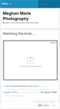 Mobile Screenshot of meghanmariephotography.wordpress.com