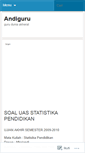 Mobile Screenshot of andi1205.wordpress.com