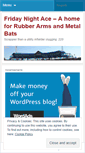 Mobile Screenshot of fridaynightace.wordpress.com