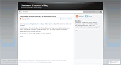 Desktop Screenshot of gianfrancocantatore.wordpress.com