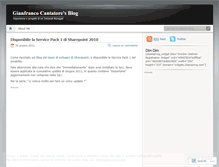 Tablet Screenshot of gianfrancocantatore.wordpress.com