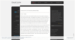 Desktop Screenshot of ehecatlcycling.wordpress.com