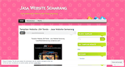 Desktop Screenshot of jasawebsitesemarang.wordpress.com