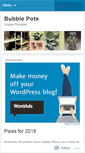 Mobile Screenshot of bubblepots.wordpress.com