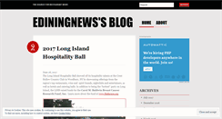 Desktop Screenshot of ediningnews.wordpress.com