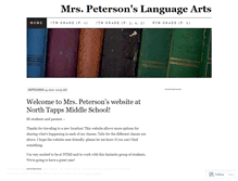 Tablet Screenshot of mrspetersonatntms.wordpress.com