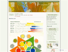 Tablet Screenshot of creativecolor.wordpress.com