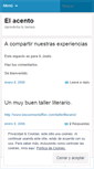Mobile Screenshot of elacento.wordpress.com