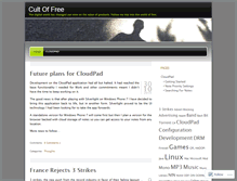Tablet Screenshot of cultoffree.wordpress.com
