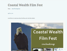 Tablet Screenshot of coastalwealthfilmfest.wordpress.com